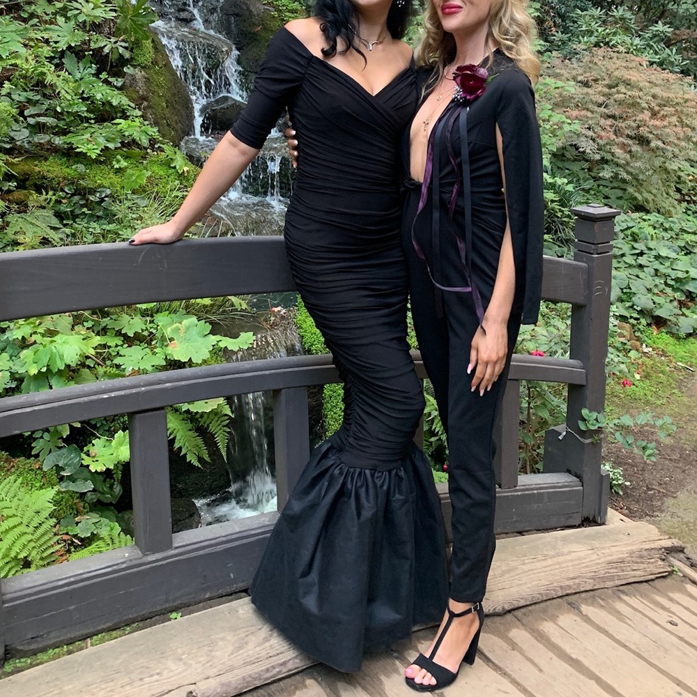 Pinup Couture Elegant Black Maxi Dress